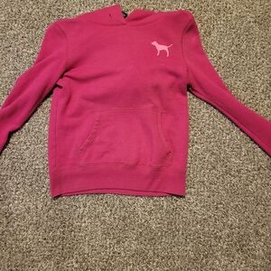 PINK Victoria's Secret Fuchsia Cowl Neck Sweater